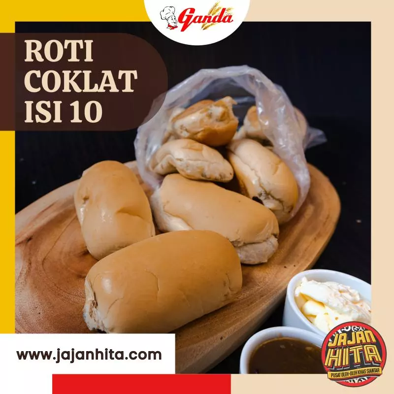 Roti isi COKLAT  (10 pc)