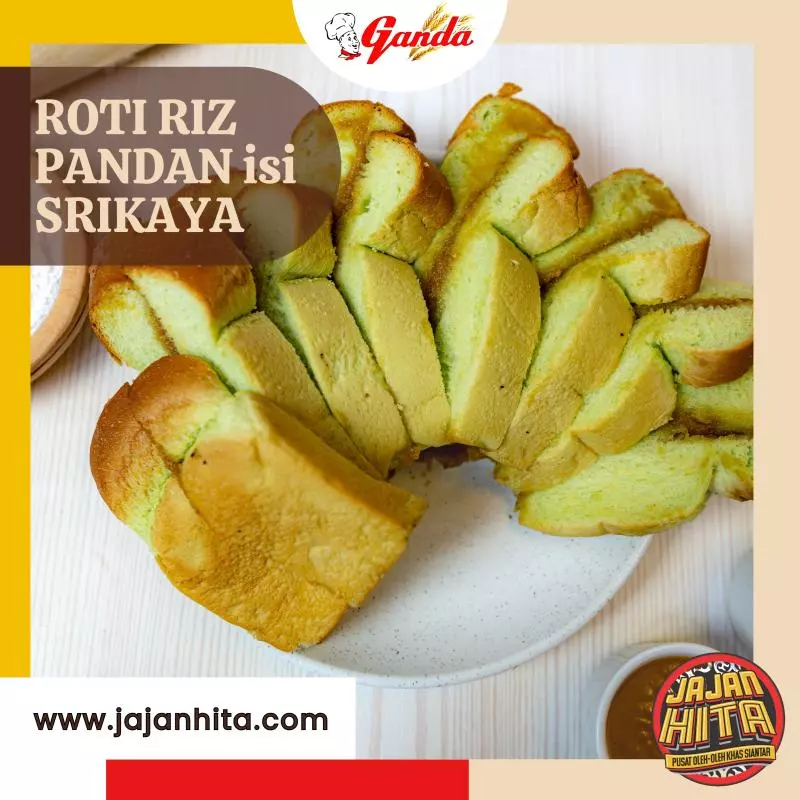 Roti Riz PANDAN isi SRIKAYA