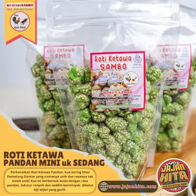 Roti Ketawa PANDAN MINI uk SEDANG