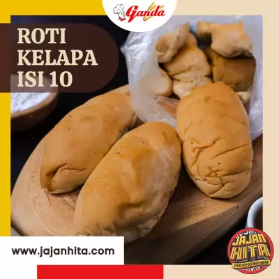 Roti isi KELAPA (10 pc)