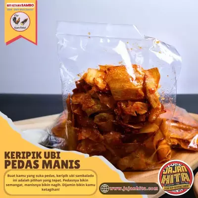 Keripik Ubi Pedas Manis